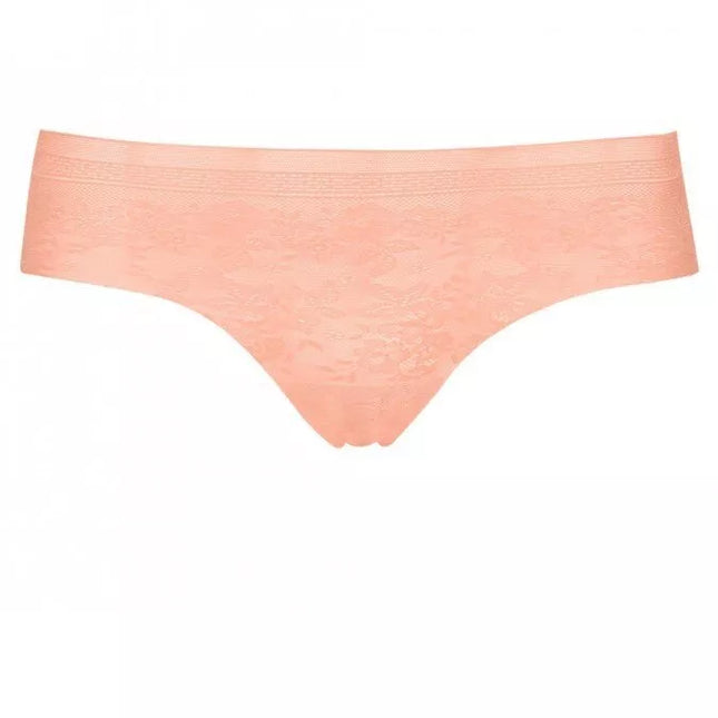 Sloggi L(40) M(38) S(36) XS(34) dydžio koralo spalvos minkštos gifiūrinės kelnaitės Zero Lace H Hipster