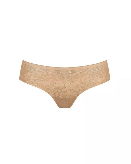 Sloggi S(36) dydžio kreminės spalvos minkštos gifiūrinės kelnaitės Zero Lace Hipster