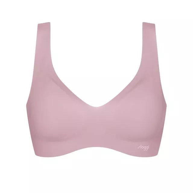 Sloggi  XS dydžio sportinė alyvines spalvos liemenėlė ZERO Feel Bralette EX