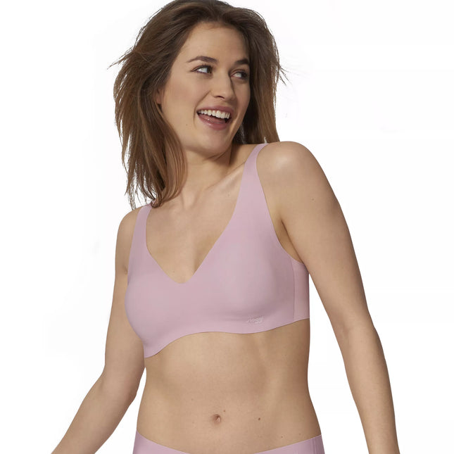 Sloggi  XS dydžio sportinė alyvines spalvos liemenėlė ZERO Feel Bralette EX