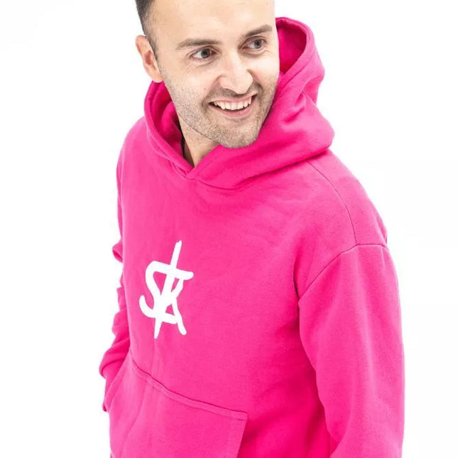 Sofa Killer rožinis džemperis su SK logotipu