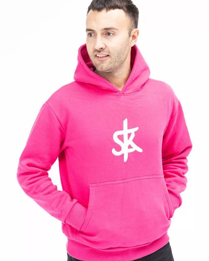 Sofa Killer rožinis džemperis su SK logotipu