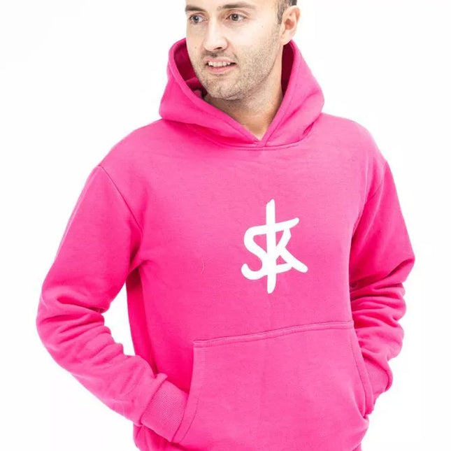 Sofa Killer rožinis džemperis su SK logotipu