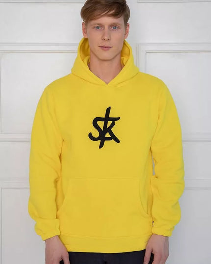 Sofa Killer ryškiai geltonas džemperis su SK logotipu