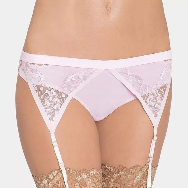 Triumph M(38) dydžio rausvos spalvos  kojinių diržas Lovely Essence S