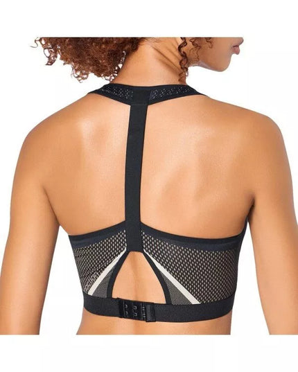 Triumph  XL(42)  dydžio juoda marga sportinė  liemenėlė Triaction Knit Motion N