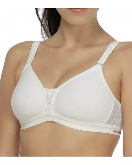 Triumph 85D dydžio baltos spalvos sportinė  liemenėlė Triaction Soft Power N