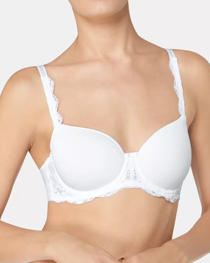 Triumph 90E baltos spalvos soft liemenėlė Amourette Charm WP