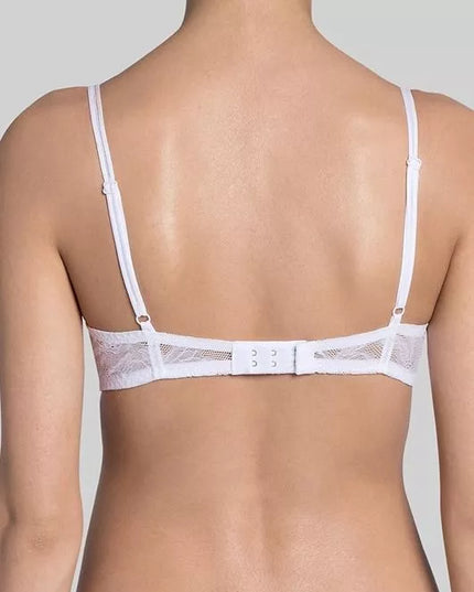 Triumph balta 75B push-up liemenėlė Dawn Spotlight WHU