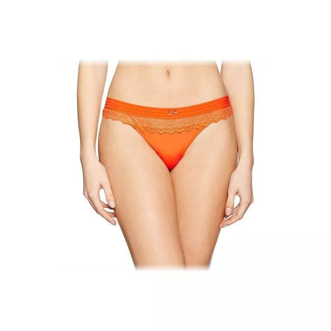 BeeDees 40(L) dydžio oranžinės spalvos  neriniuoti stringai BeeCasual IA 3172 String
