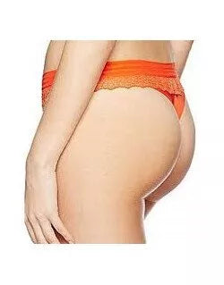 BeeDees 40(L) dydžio oranžinės spalvos  neriniuoti stringai BeeCasual IA 3172 String