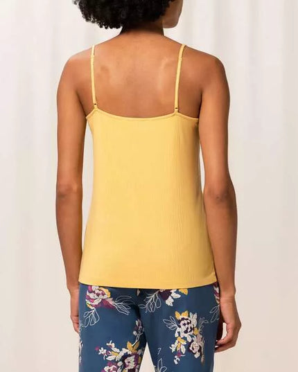 Triumph 36(XS) 38(M) 40(L) 42(XL) 44(XXL) dydžio geltonos spalvos neriniuoti marškinėliai Climate Control CAMISOLE