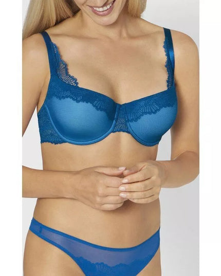 Triumph 85D mėlyna liemenėlė Lace Spotlight WHP 01