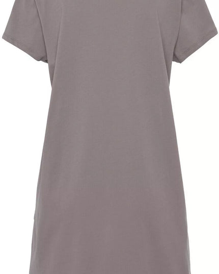 Triumph medvilniniai pilkos spalvos naktinukai trumpomis rankovėmis Nightdresses NDK 02 X