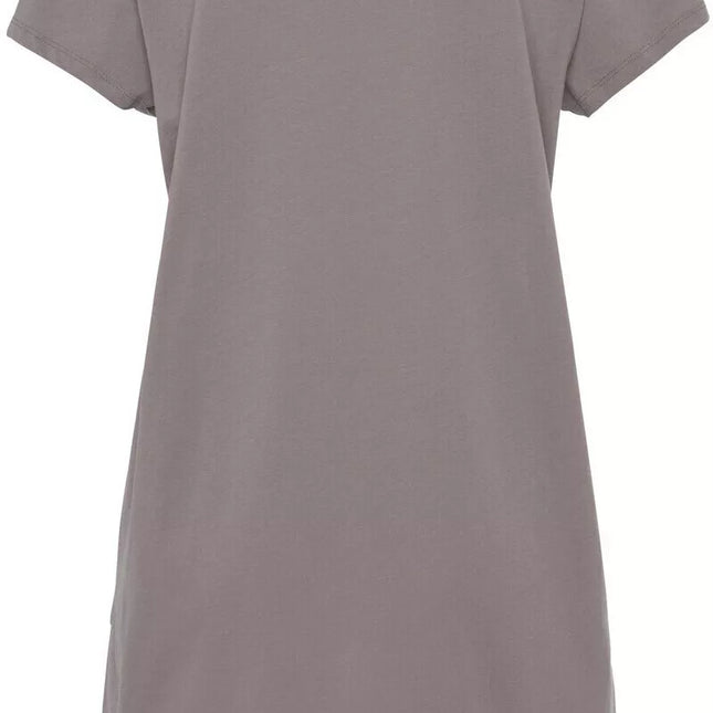 Triumph medvilniniai pilkos spalvos naktinukai trumpomis rankovėmis Nightdresses NDK 02 X