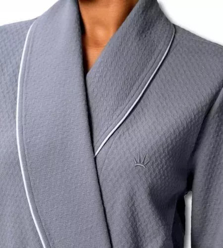 Triumph 44/46 dydžio pilkas moteriškas chalatas Robes WAFFLE ROBE