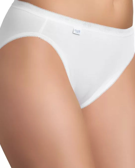 Sloggi 44(XXL) dydžio moteriškos baltos spalvos kelnaitės Basic H Tai