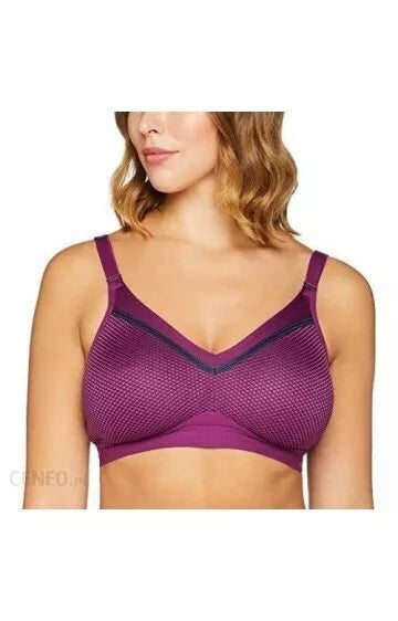 Triumph 75B violetinė sportinė liemenėlė Triaction free motion N