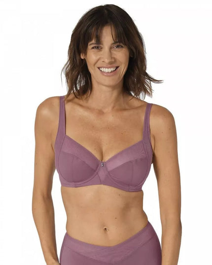 Triumph 80E dydžio violetinės spalvos liemenėlė True Shape Sensation W02