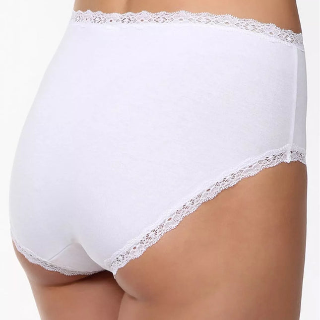 Triumph baltos spalvos 40(L)  44(XXL) 48(XXXXL) dydžio kelnaitės  Just Basics Decor Maxi