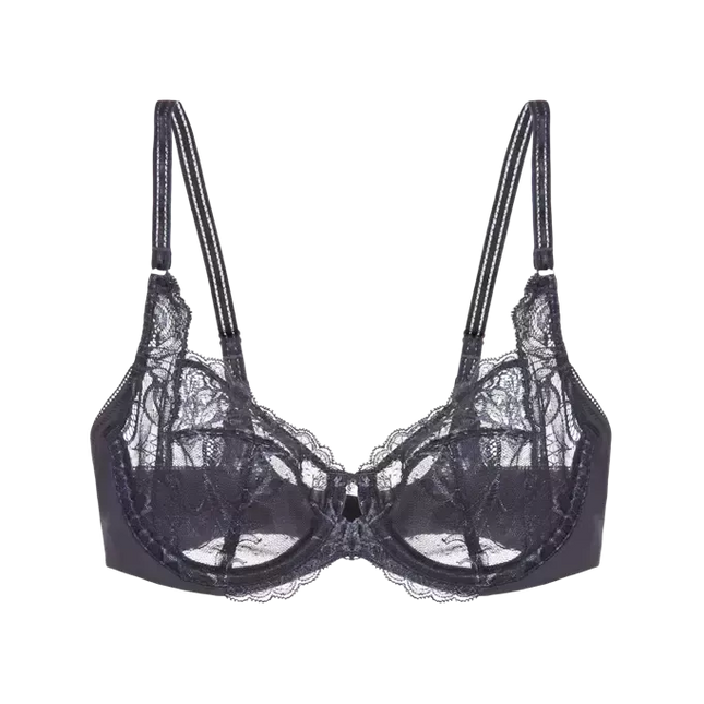 Triumph 80D dydžio pilkos spalvos liemenėlė Wild Peony Florale W