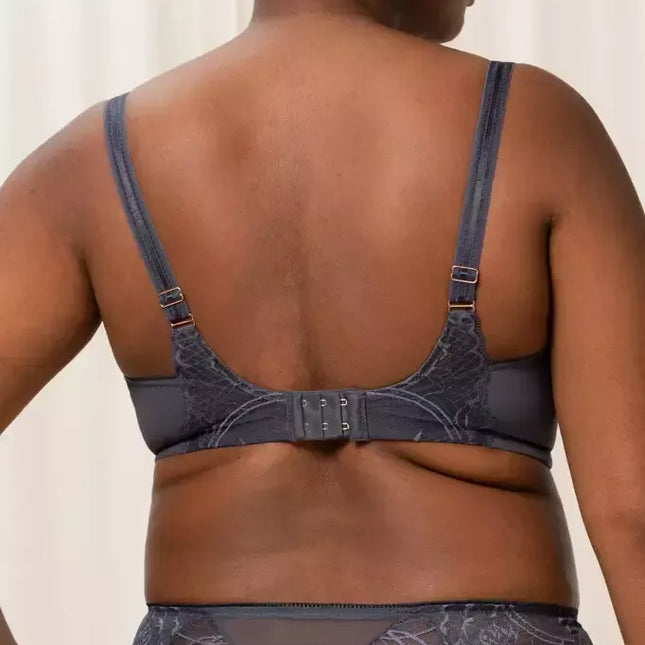 Triumph 80D dydžio pilkos spalvos liemenėlė Wild Peony Florale W