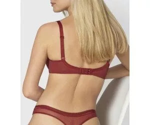 Triumph 70F dydžio bordo spalvos liemenėlė Beauty-full darling wp