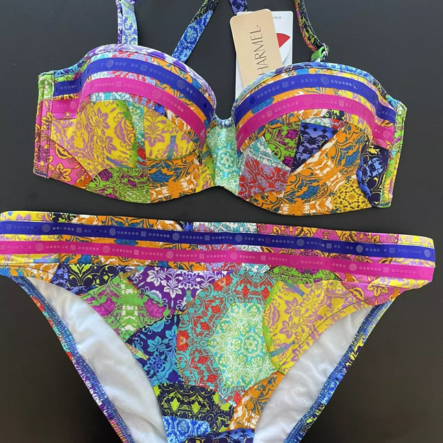 Lise Charmel 70C dydžio dviejų dalių maudymosi kostiumėlis L.08B Venezia Artiste