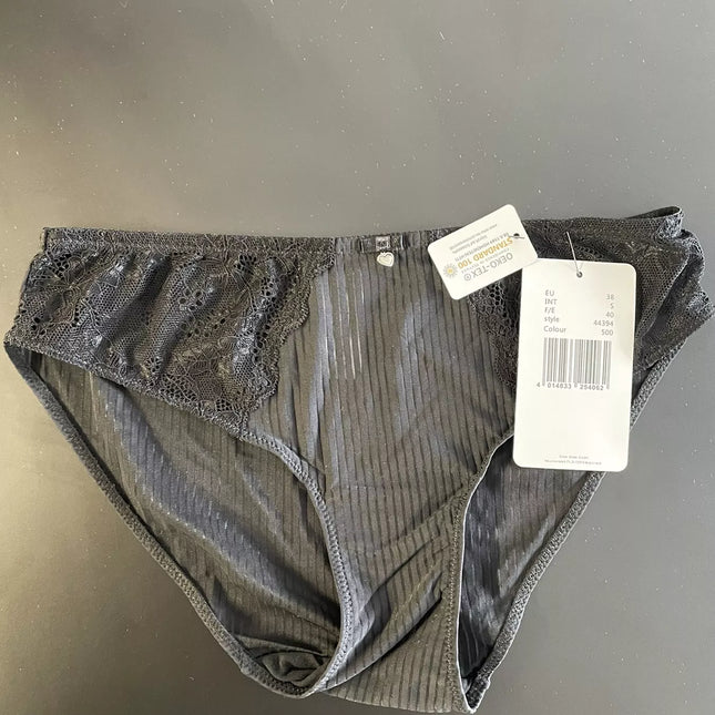 Sassa 38(M) 46(3XL) 48(4XL) dydžio juodos spalvos moteriškos kelnaitės 44394