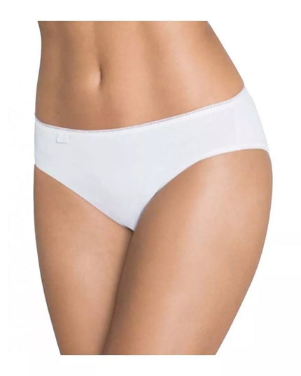 Sloggi 42(XL) dydžio moteriškos baltos kelnaitės 24/7 Cotton Tai C3P