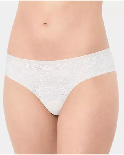 Sloggi S(36)  dydžio pieno spalvos minkštos gifiūrinės kelnaitės Zero Lace Hipster